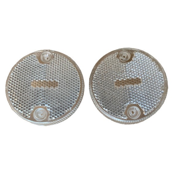 Indicator glass for side indicators in White, left&right